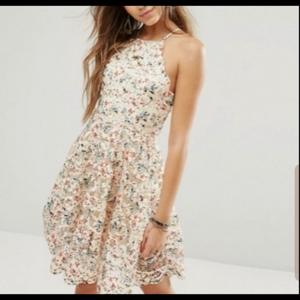 Tularosa Pretty Patterned Lace Dress